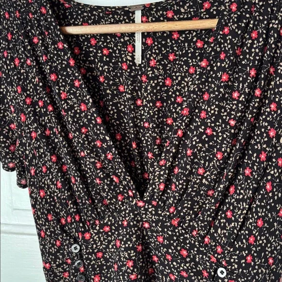 FREE PEOPLE FORTUNA FLORAL MINI DRESS - Picture 5 of 10